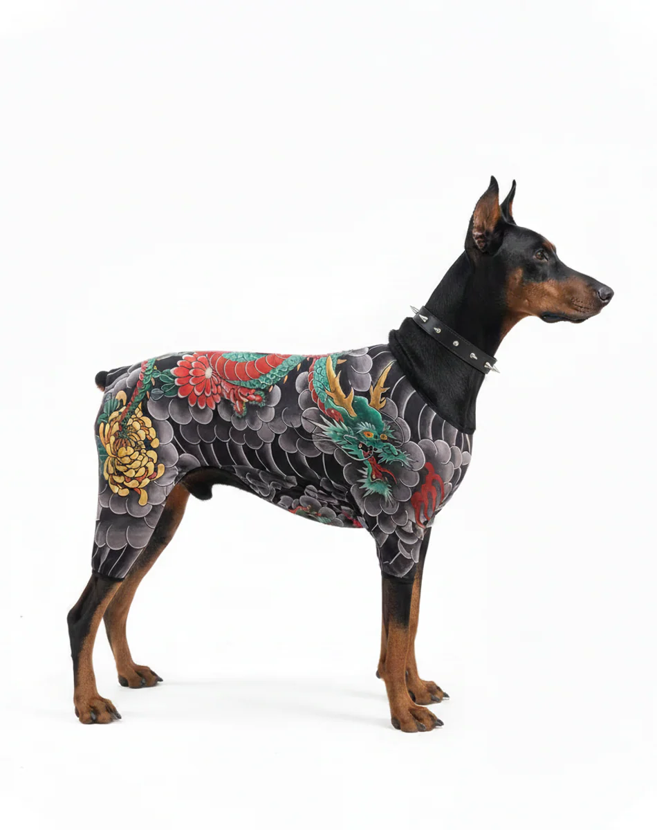 Dog Tattoo Bodysuit