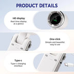 Mini Portable Fan 3600mAh | Rechargeable LED Display Handheld Fan