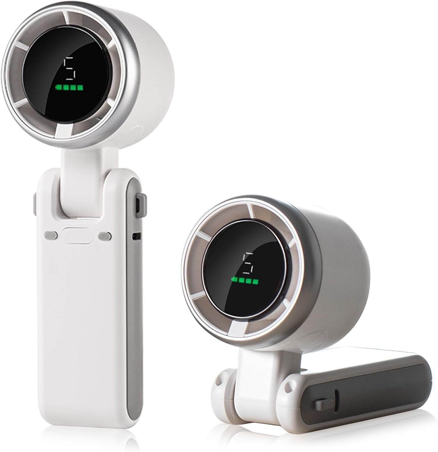 Mini Portable Fan 3600mAh | Rechargeable LED Display Handheld Fan