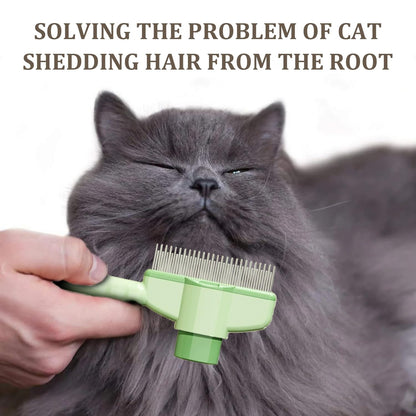 Say Goodbye to Shedding: One-Click Self-Cleaning Pet Brush (2-Pack)