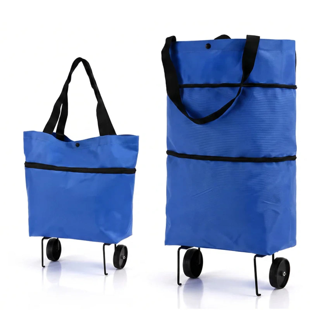 2-in-1 Foldable Shopping Cart Bag