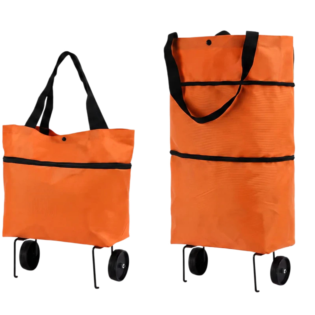 2-in-1 Foldable Shopping Cart Bag