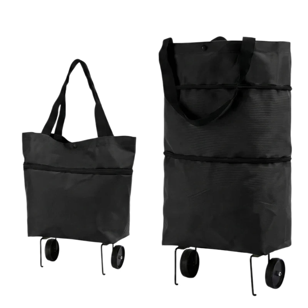 2-in-1 Foldable Shopping Cart Bag