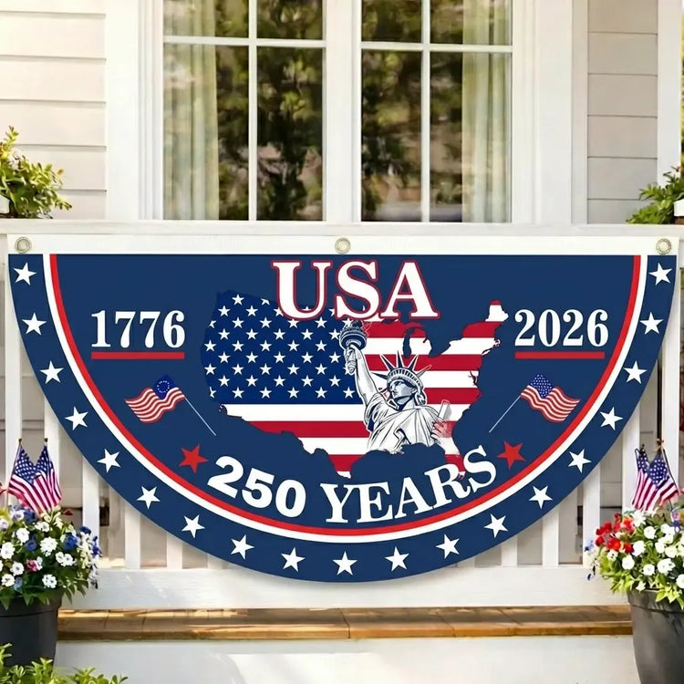 USA 250th Anniversary Banner — A Patriotic Statement for Your Home