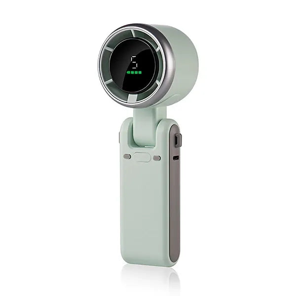 Mini Portable Fan 3600mAh | Rechargeable LED Display Handheld Fan