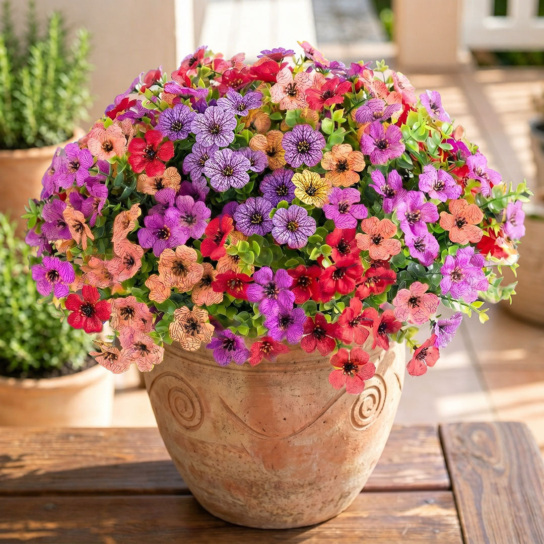 UV Resistant Colorful Artificial Flower